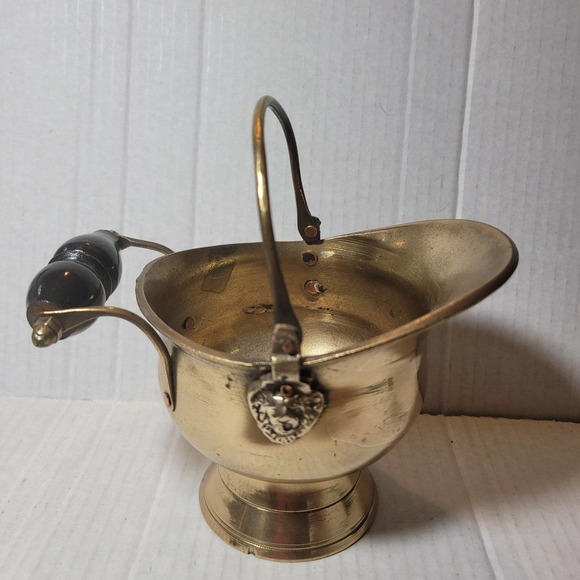 Small Brass/Copper Vintage Coal Scuttle - Picture 1 of 5